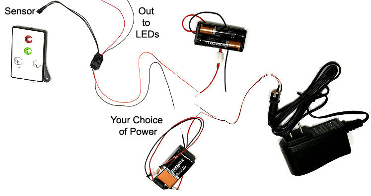 LED remote your choice  power