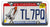 Florida specialty license plate with Challenger and Columbia on it inside of StreamlineJK polished Stainless Steel license plate frame