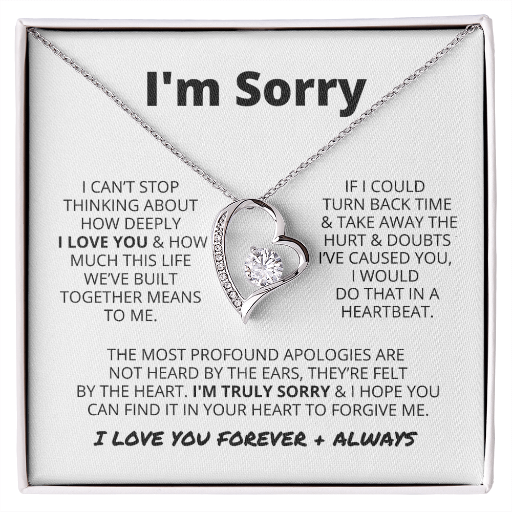 I'm Sorry | Forever Love Necklace – Nicolas Howard