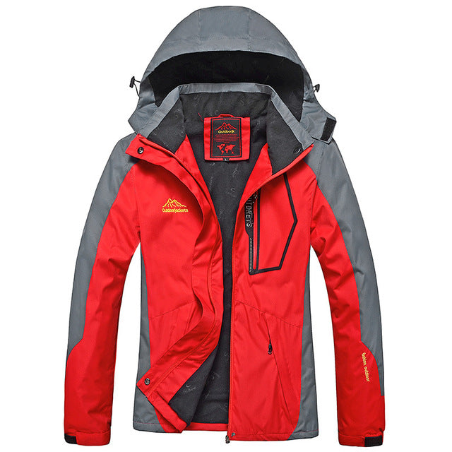 Red Outdoor Hiking Jacket – Swaggy 