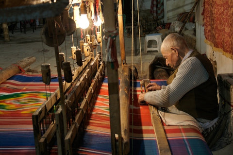 ikkat weaving iran