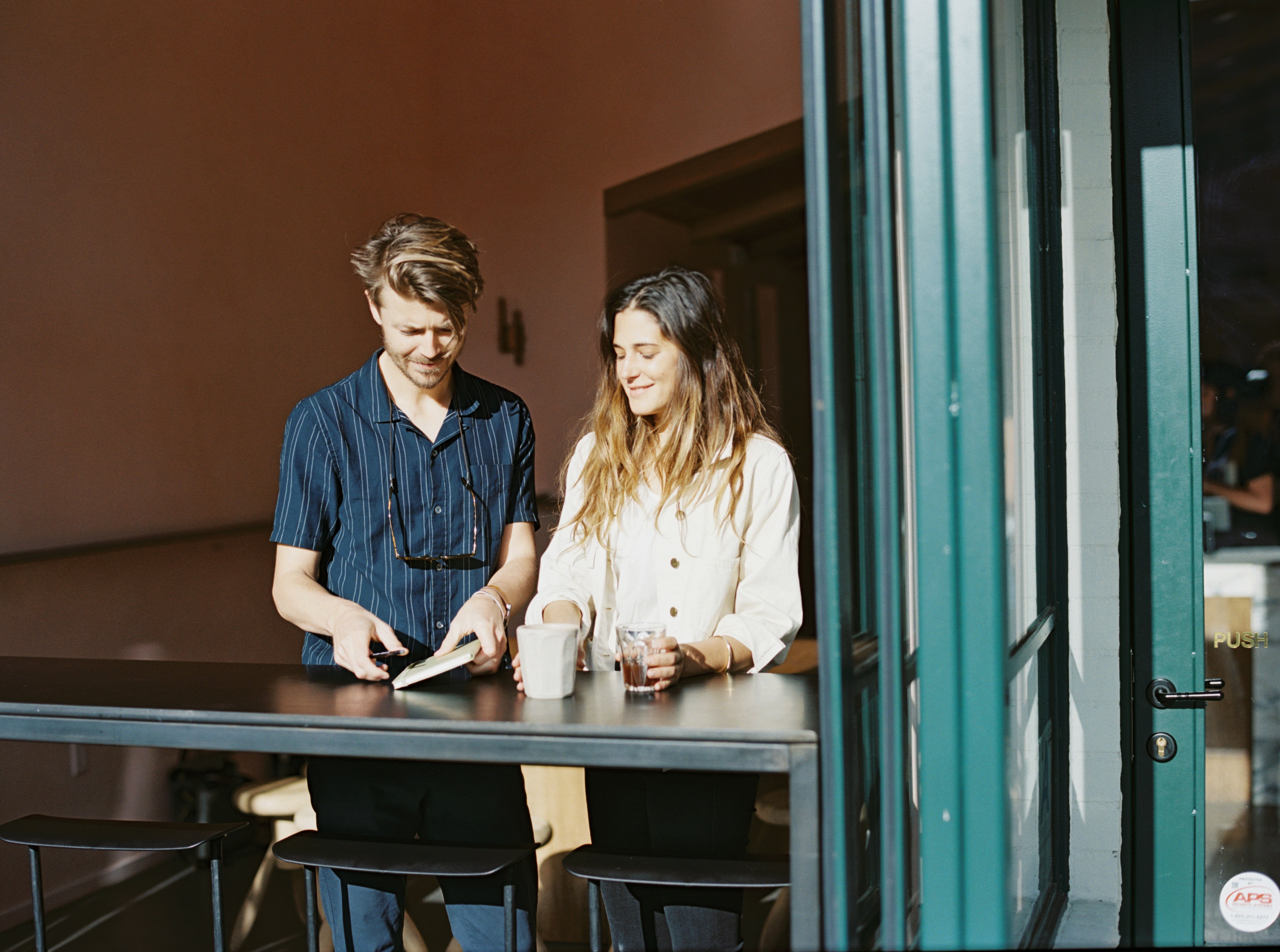 Casey Wojtalewicz and Ally Walsh of Canyon Coffee at Neighborhood in Los Angeles | Photo by Justin Chung