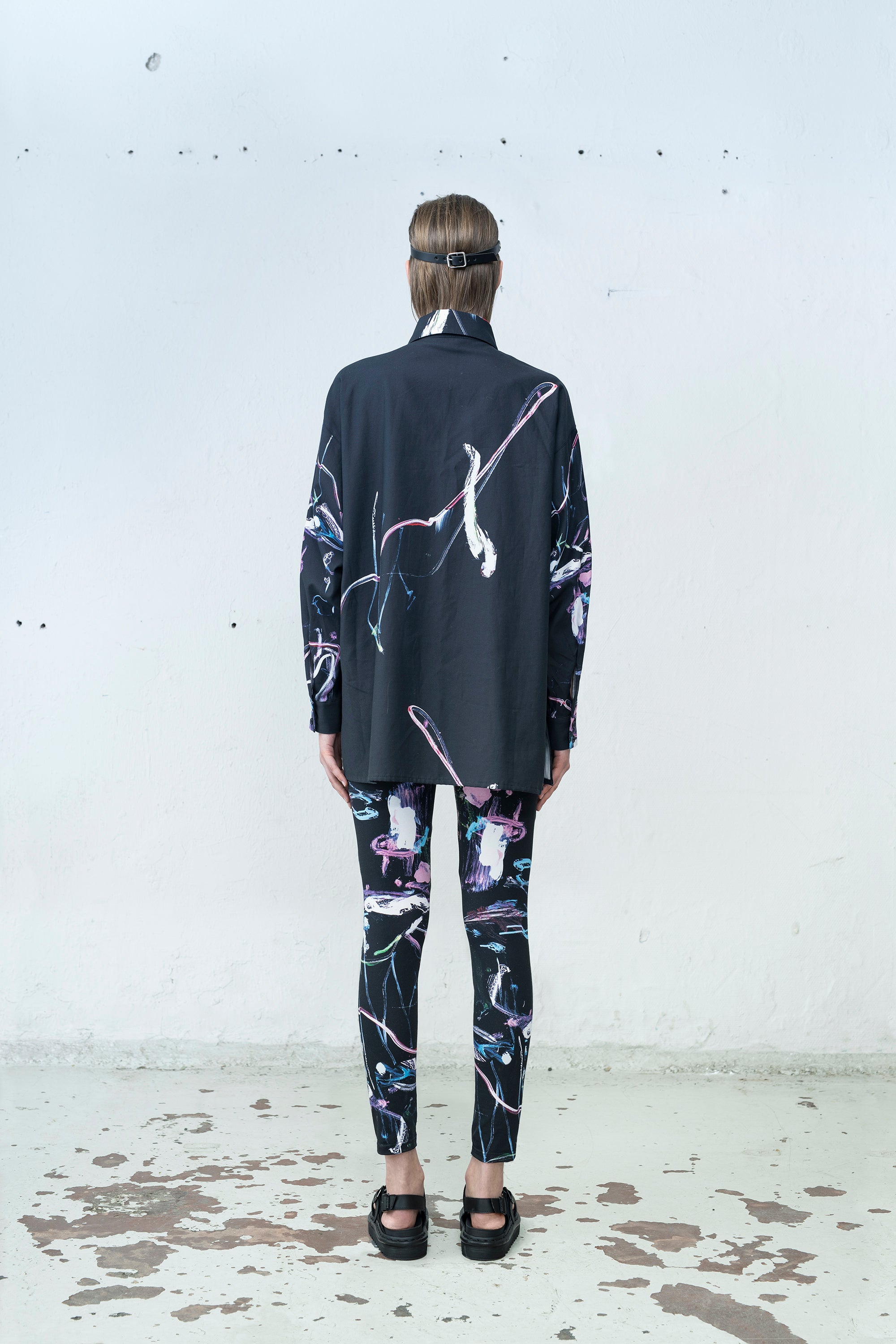 Ville Kylätasku x Mirkka Metsola. Sustainable High Waisted Print Leggings.