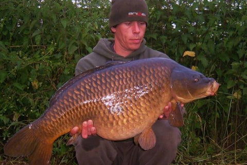 Andy with a Common Carp