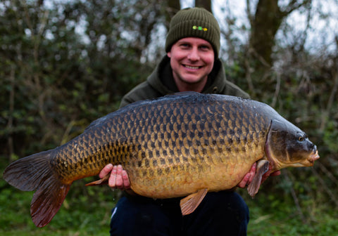 Kev with Hardwich Common Carp at 34lb 12oz