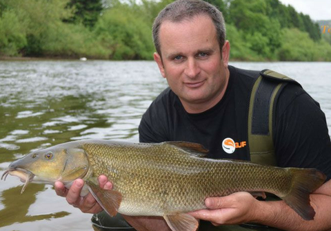 Steve Ringer with a Wye Barbel