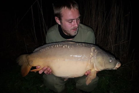 Tony with a Todber Mirror Carp