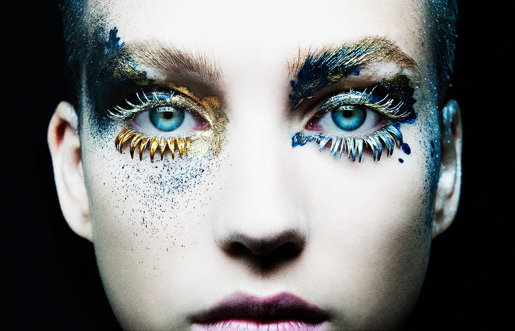 Dramatic eye makeup by Mily Serebrenik