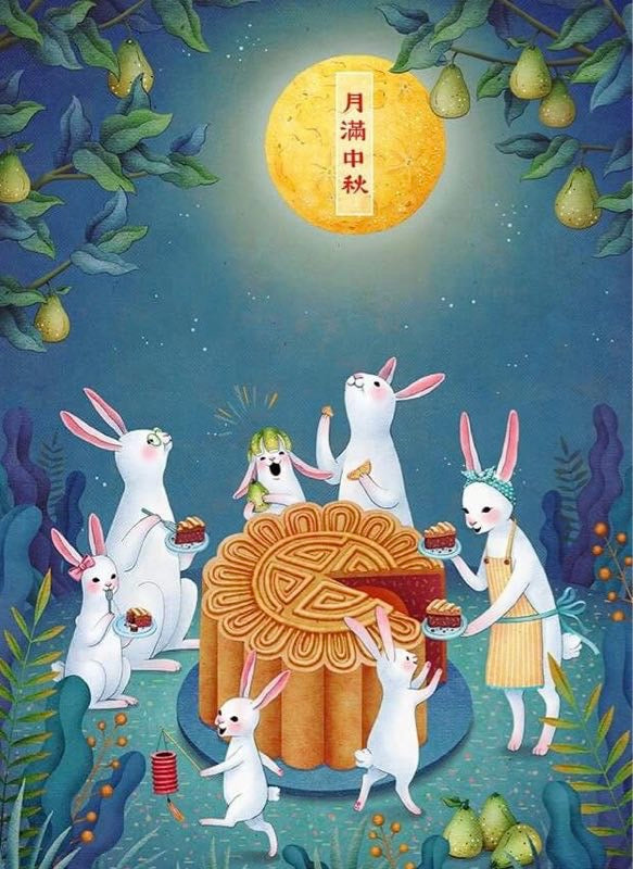 rabbit and mooncake