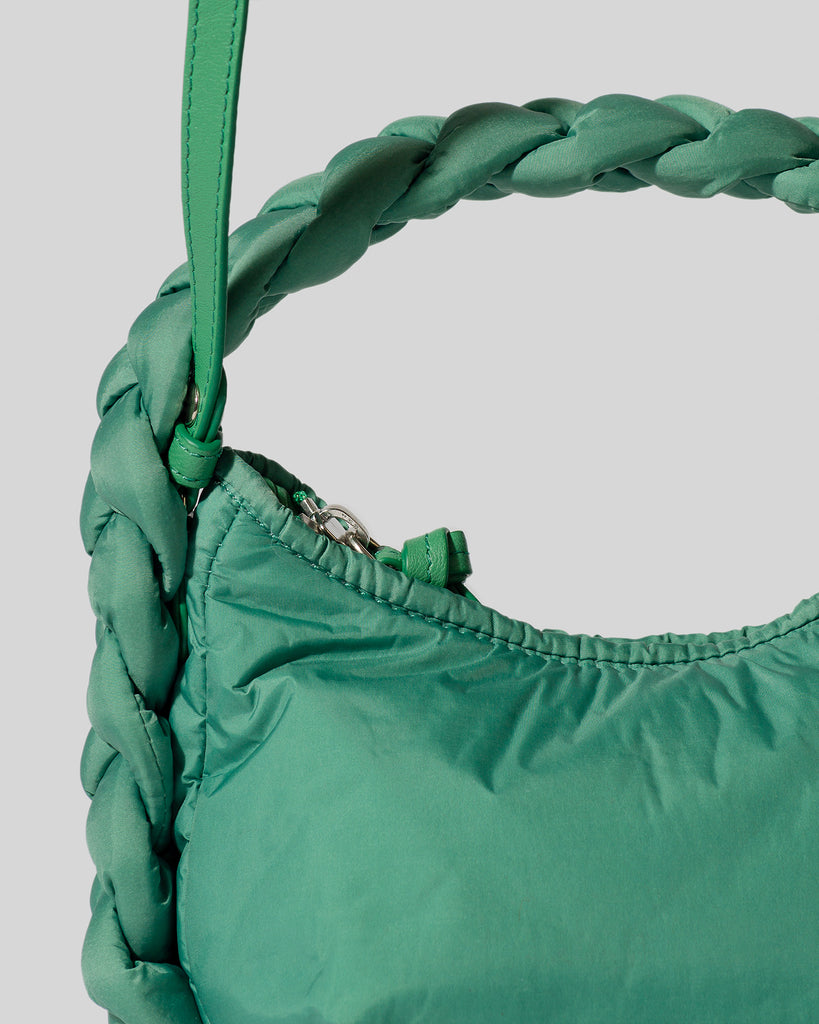 ESPIGA MINI NYLON - Plaited Padded-detail Crossbody Bag