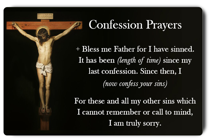 Confession Prayer Card – Catholic ID