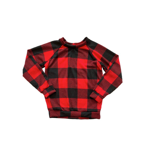 RTS: Red Plaid Raglan