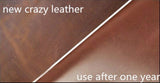 New Crazy Horse Leather vs crazy horse leather after a year