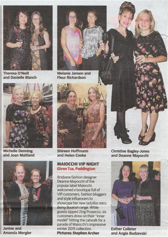 Maiocchi VIP evening in U on Sunday Magazine