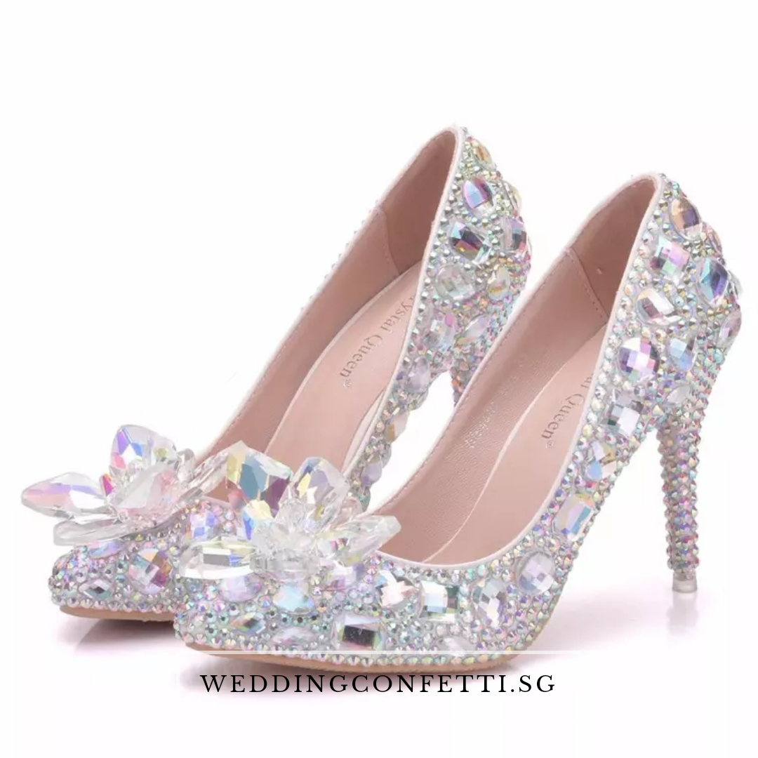 crystal heels