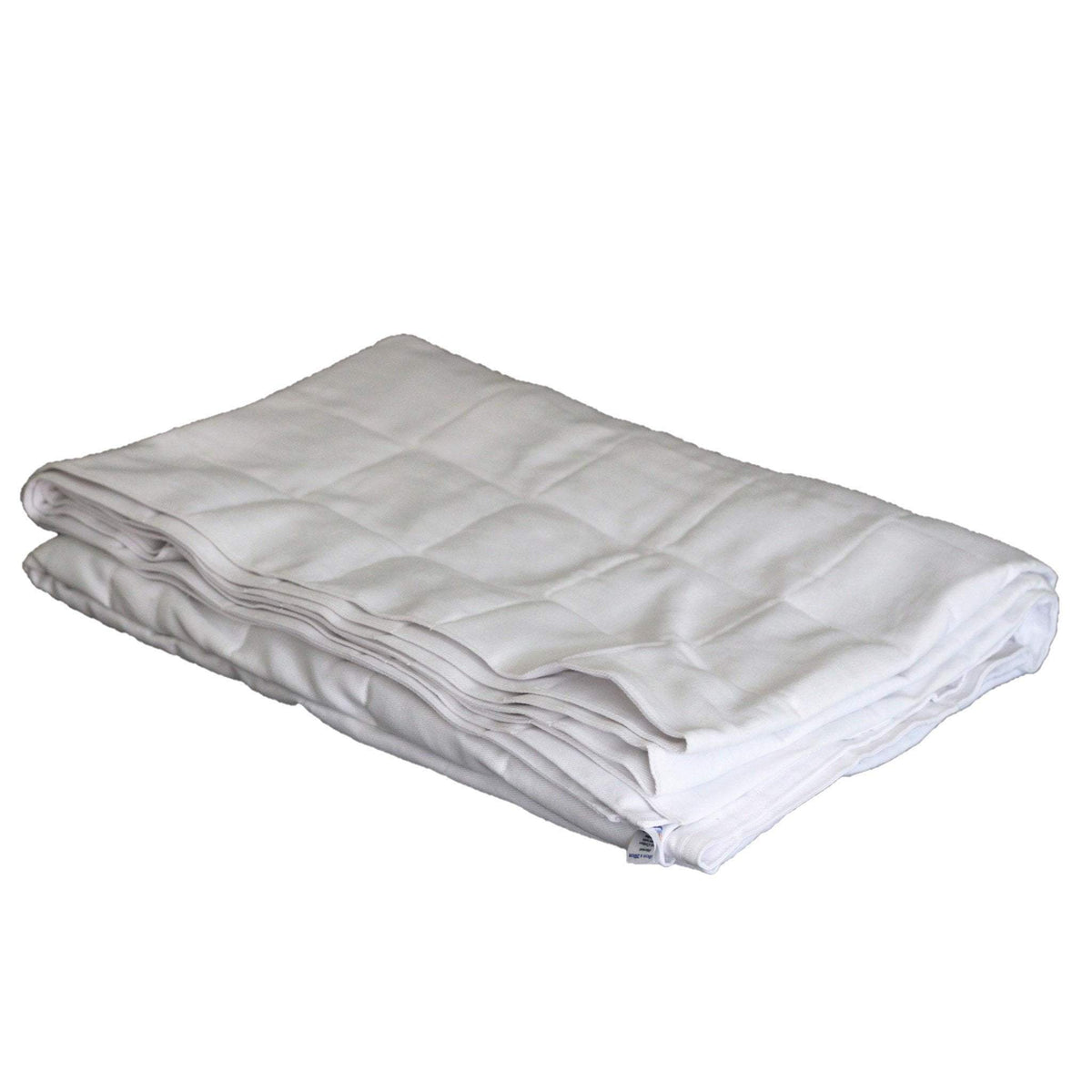 WHITE COTTON WEIGHTED SENSORY BLANKET THERAPY