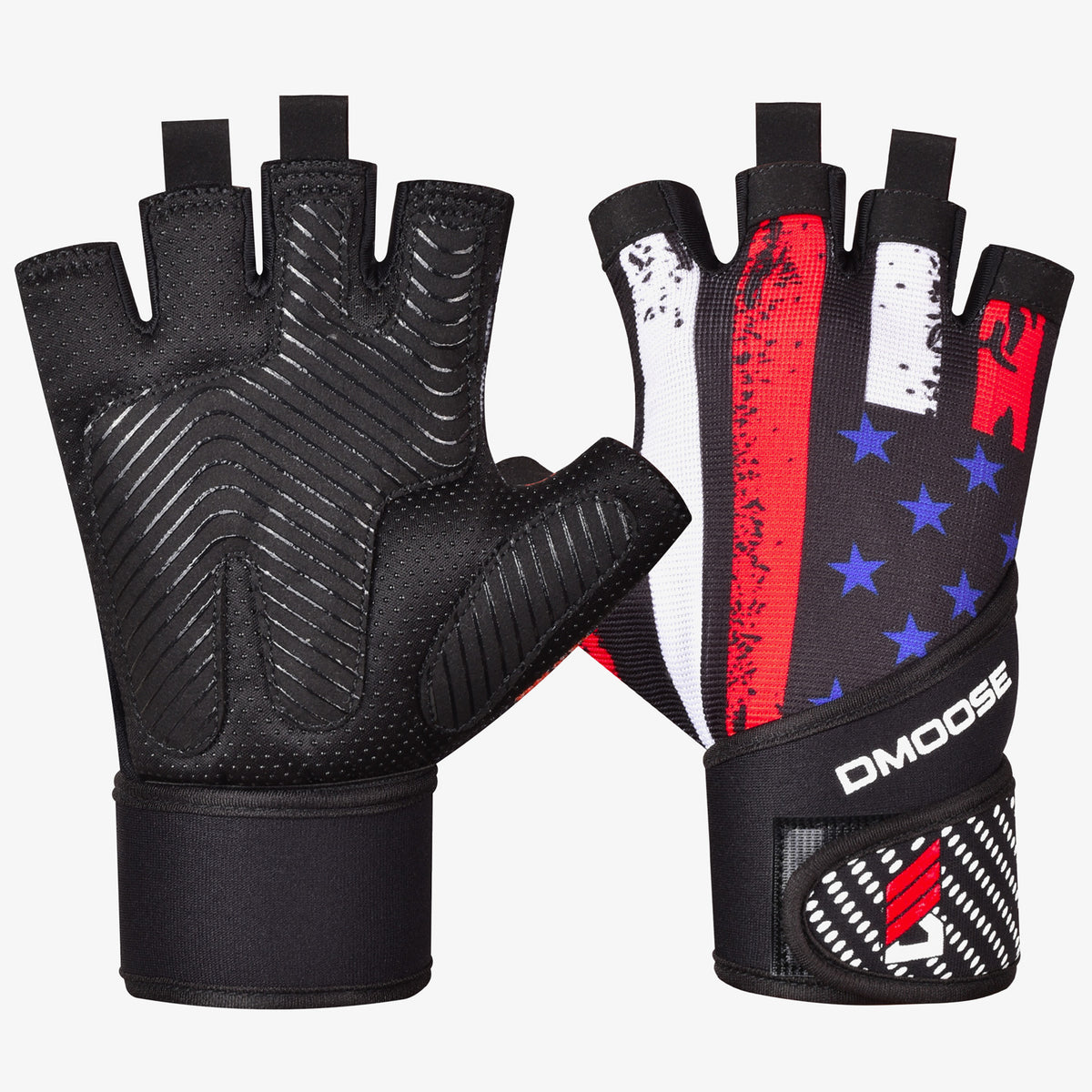 Gym Gloves X-Large Black Full Palm Protection & Extra Grip YHT Workout Gloves 