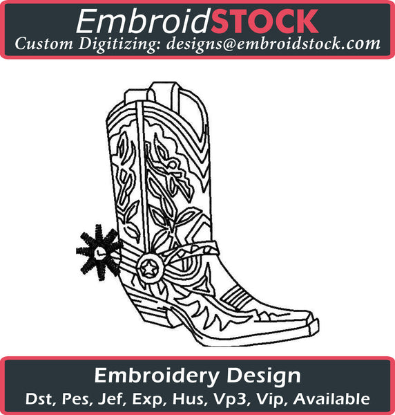 custom embroidered cowboy boots