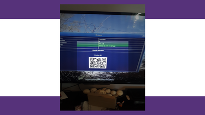 QR Code On Screen