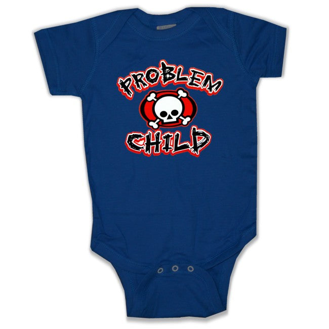 Baby Onesies - Problem Child Onesie Navy Blue