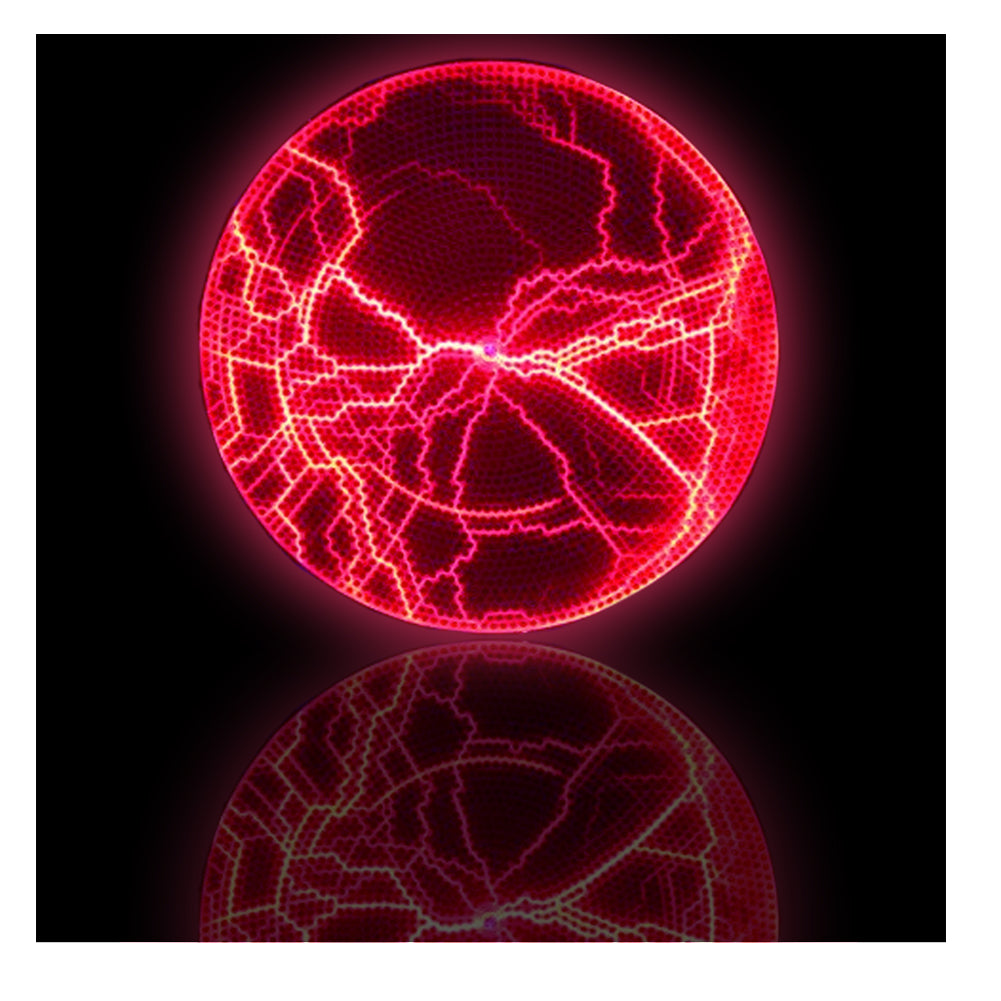 Sound & Touch Reactive Plasma Lightning Raver Shield