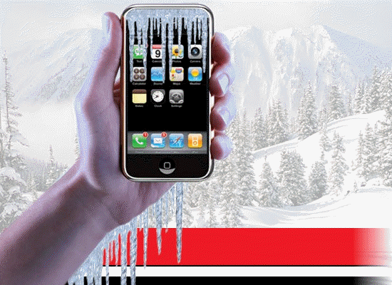 Texting Gloves - Black SnowFlake Pair Of Gloves For Touch Screen