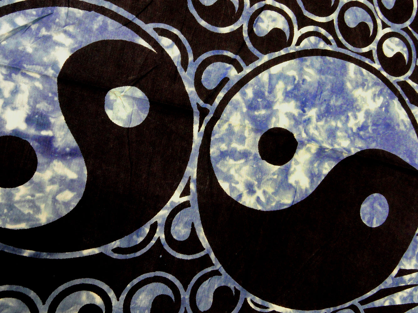 Yin Yang Fractal Design Tapestry
