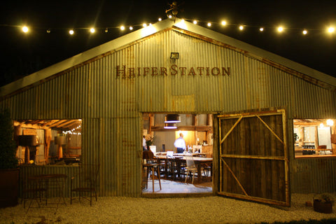 Heifer Station cellar door - night time