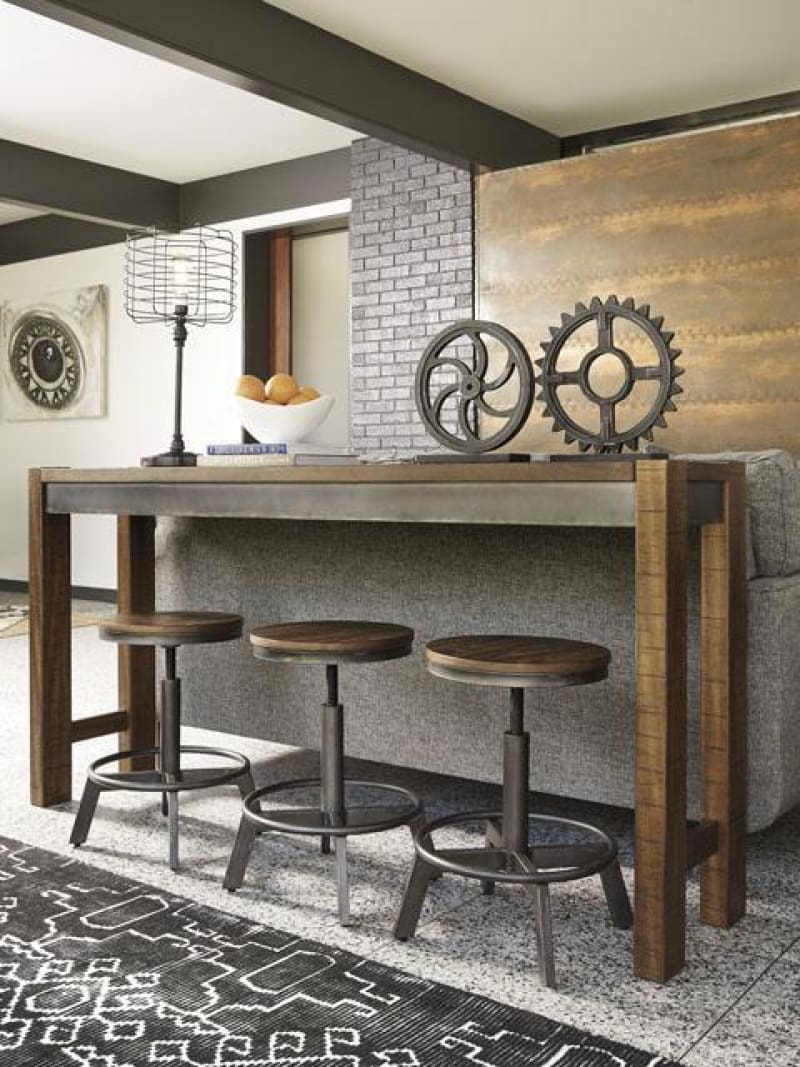 tall bar table with stools