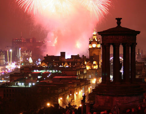 Edinburgh, Scotland New year 2018