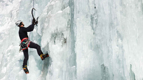 heated jacket, heated gloves and heated insoles for ice climbing