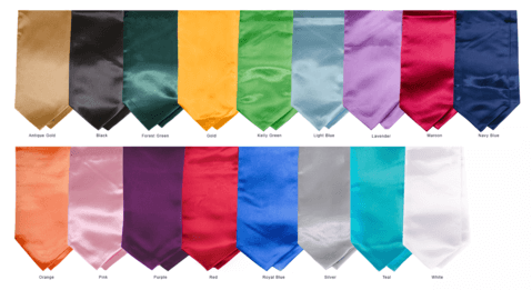 graduation stole for high school and college graduate