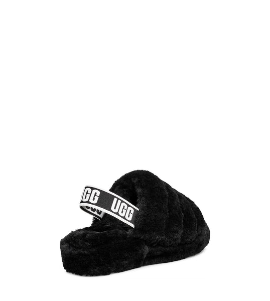 black slide uggs