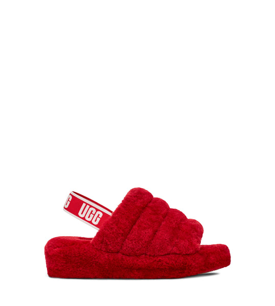 ugg slides red womens