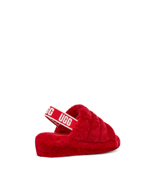 ribbon red ugg slippers