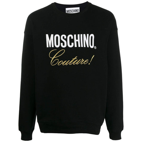 moschino logo print sweatshirt