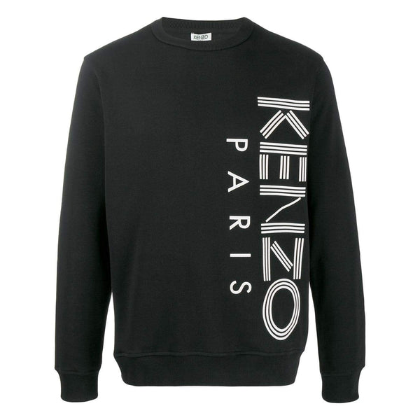 KENZO Logo Print Sweatshirt, Black – OZNICO
