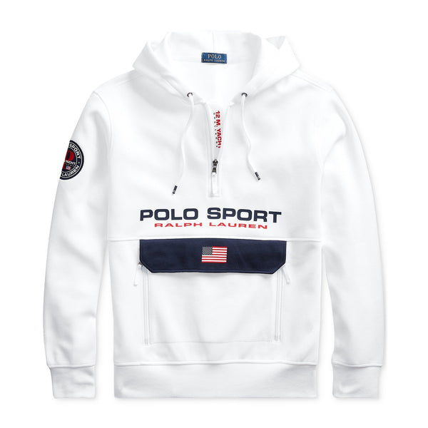 white ralph lauren hoodie