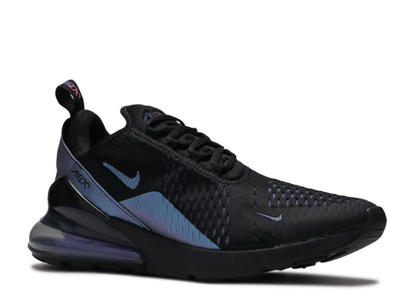 nike air max 270 trainers black laser fuchsia regency purple anthracite