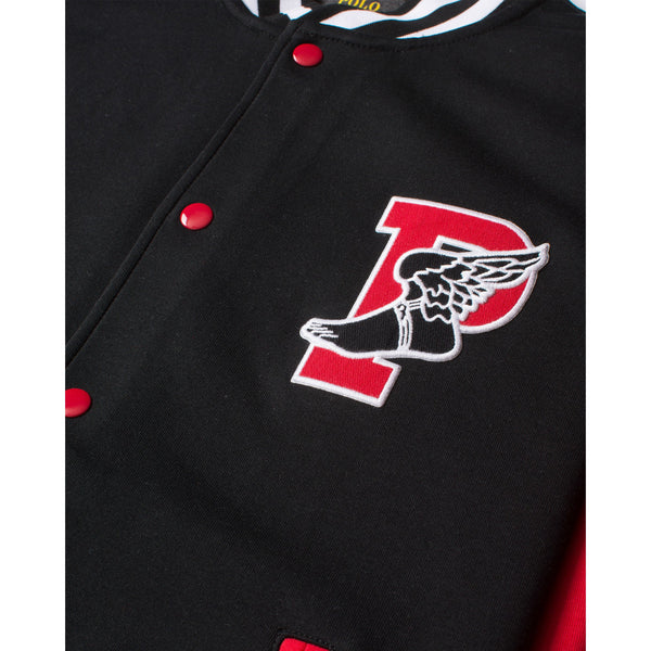 black ralph lauren jacket red logo