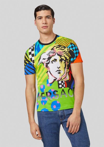 versace greca trim t shirt