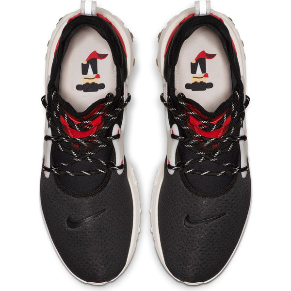 nike react presto black red