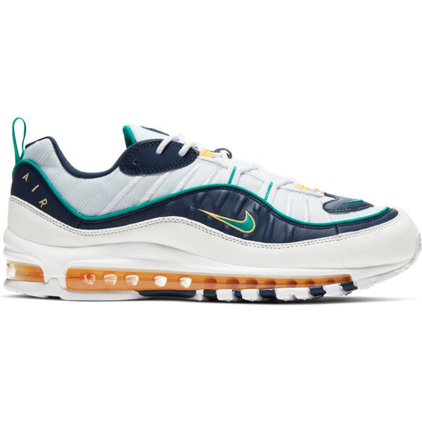 NIKE AIR MAX 98 WHITE/NEPTUNE GREEN 