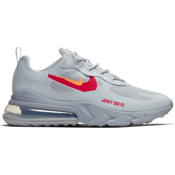 nike air max 270 react wolf grey hyper crimson