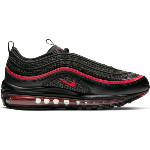 black and university red air max 97