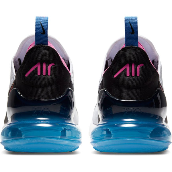 nike air max 270 black blue and pink