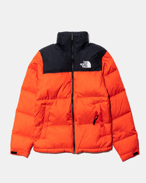 north face retro nuptse red