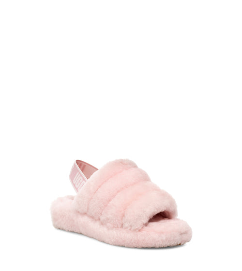 seashell pink ugg slides