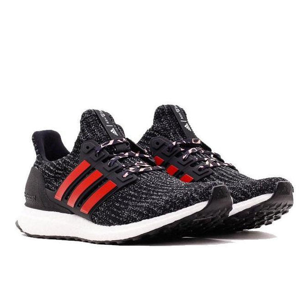 red and black adidas ultra boost