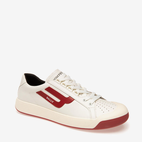 red bally sneakers